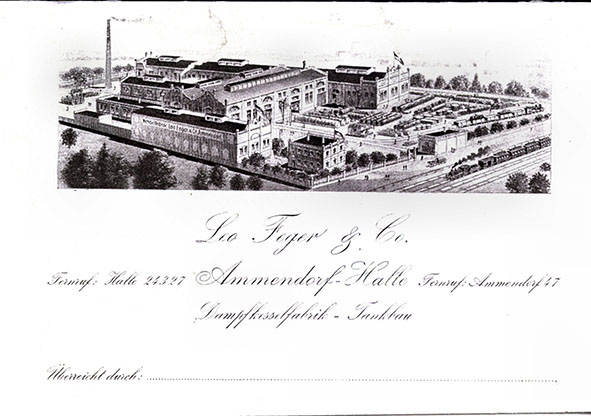 Dampfkesselfabrik Leo Feger & Co. (ca. 1918)