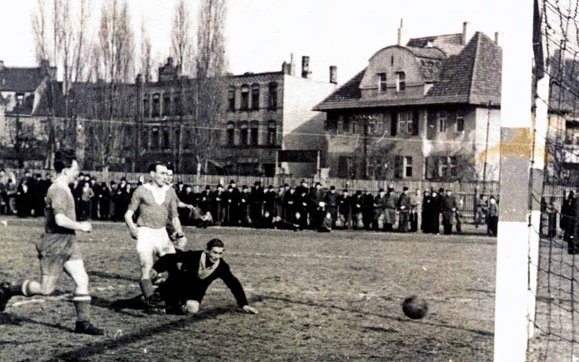 Spiel 1951, Torschütze ist Rudi Augustiniok